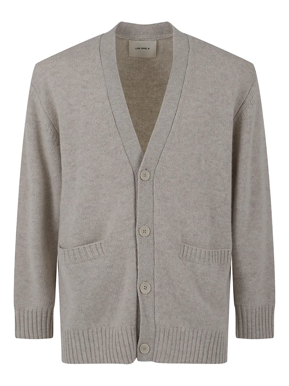 Lisa Yang pocketed buttoned cardigan | neutro | Image 1