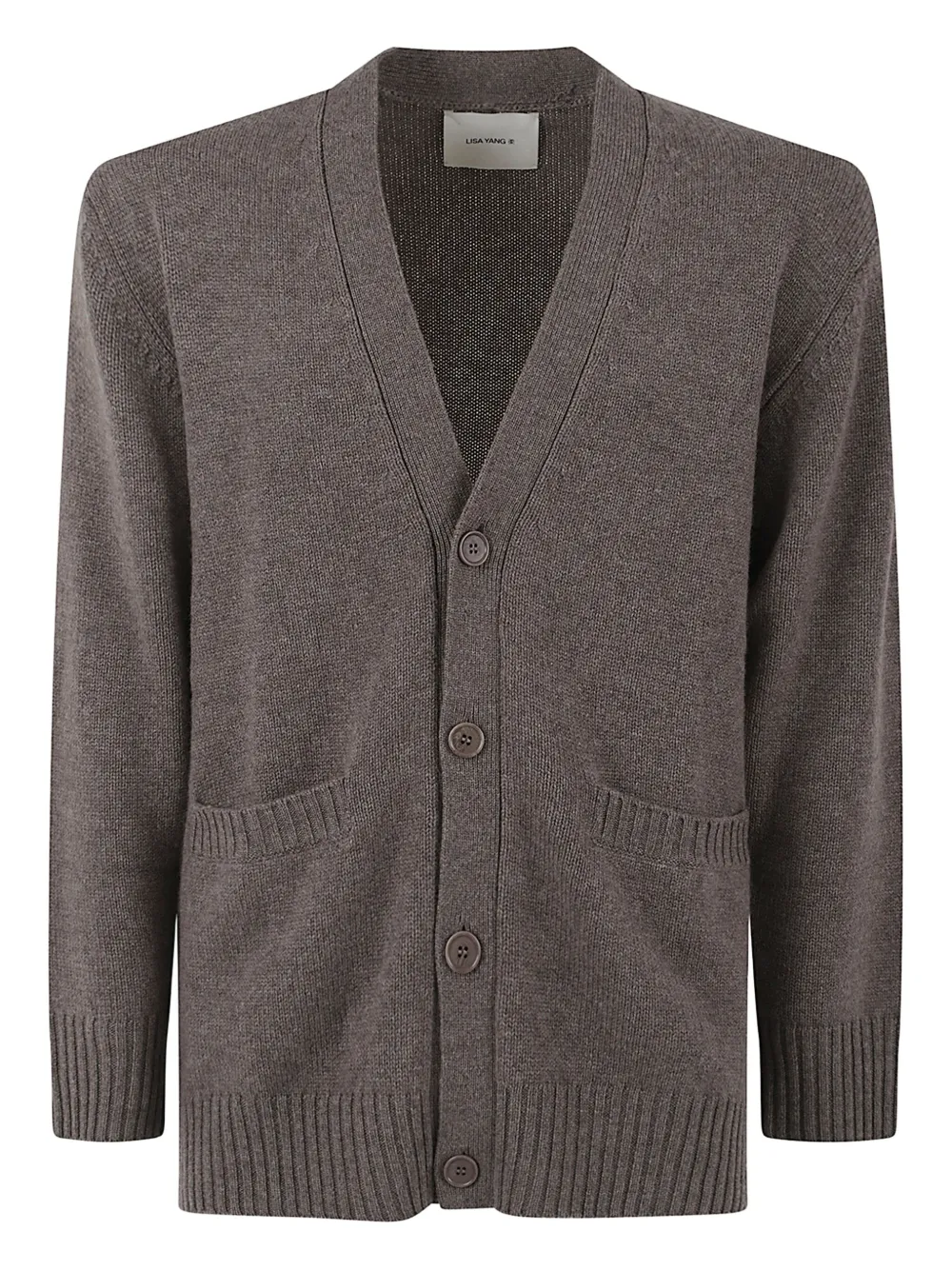Lisa Yang pocketed buttoned cardigan | gris | Image 1