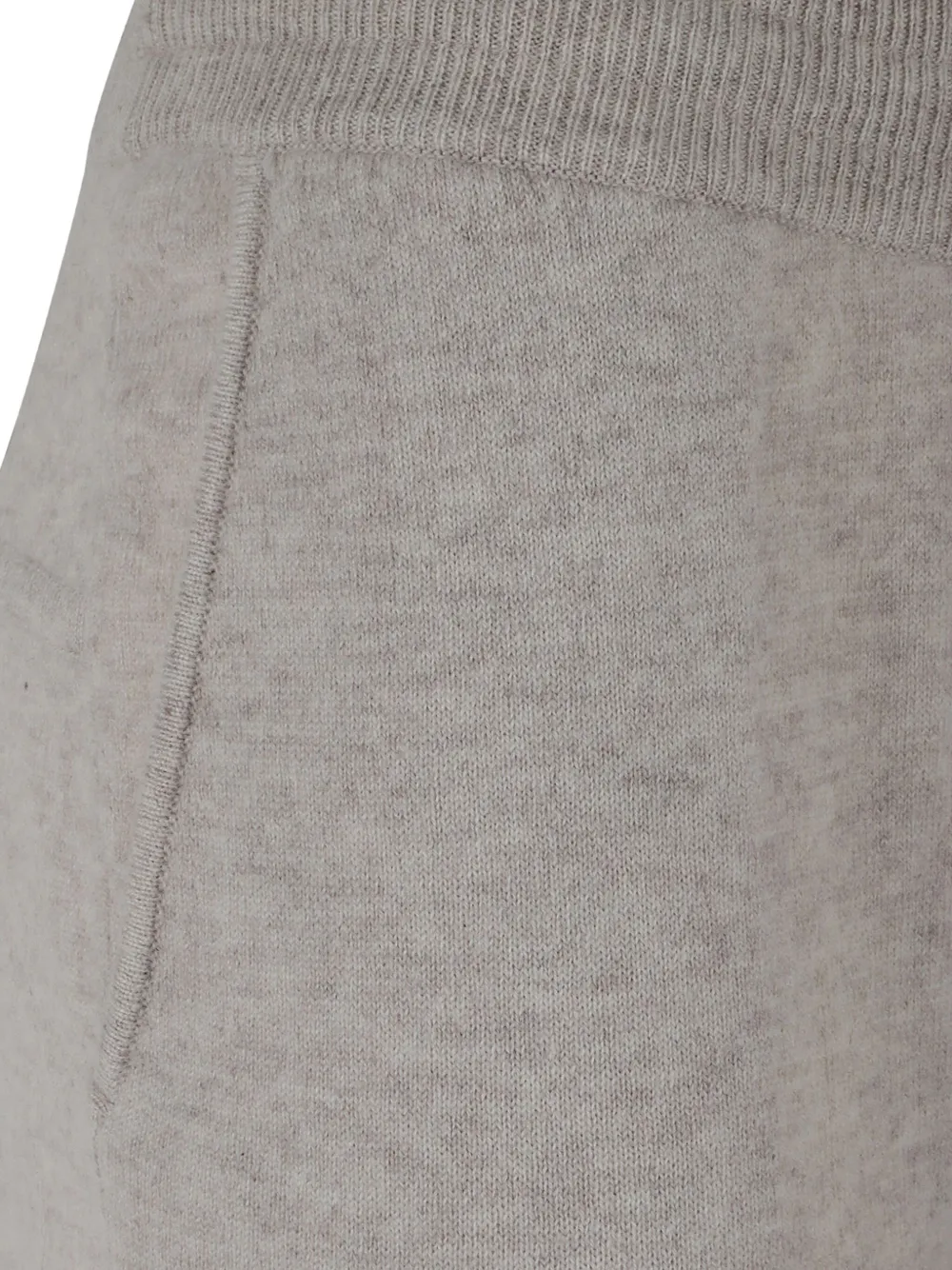 Lisa Yang Ribbed Track Pants In Neutral