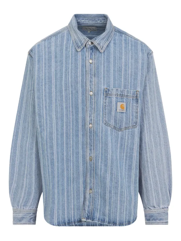 Carhartt WIP Rylan ストライプ デニムシャツ | ブルー | FARFETCH JP