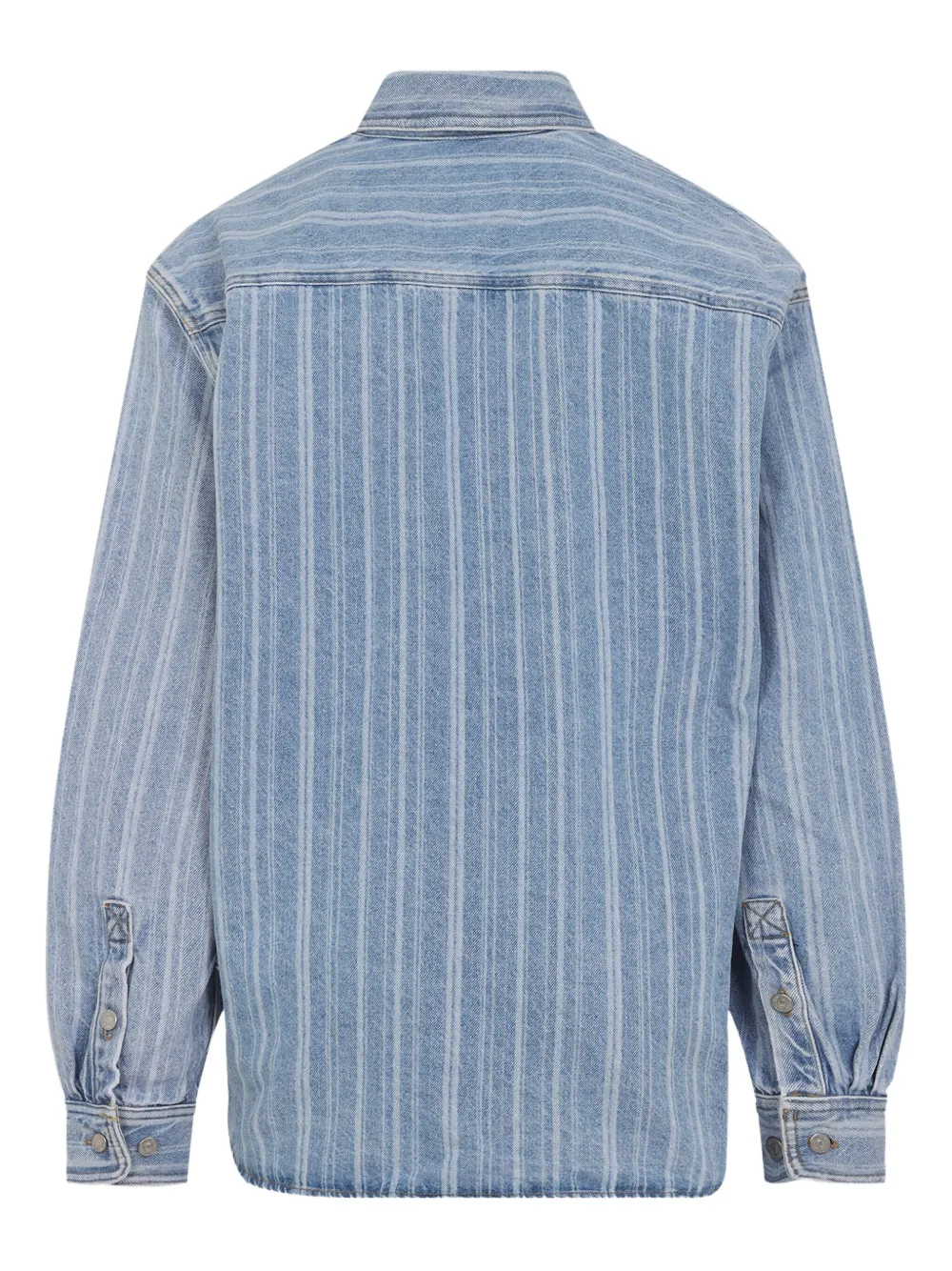 Carhartt WIP Rylan gestreepte denim overhemd - Blauw