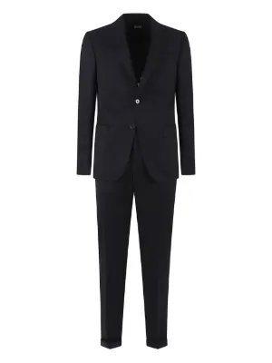PRADA プラダ ブラックボディスーツ Black Single-breasted techno stretch suit | PRADA - United States