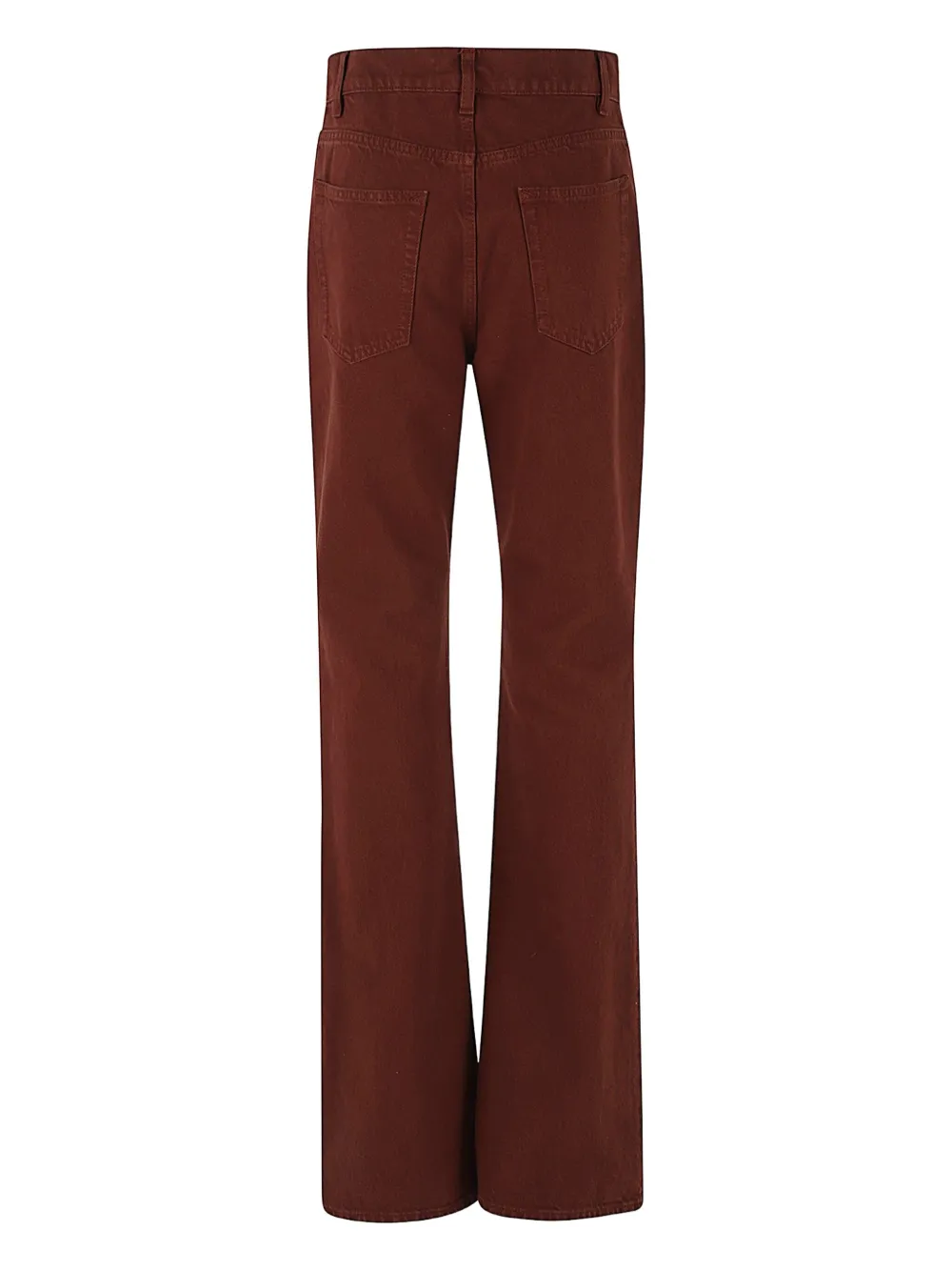 Gabriela Hearst rivet-detail bootcut jeans - Bruin