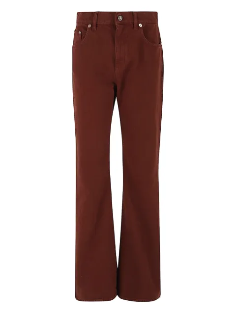 Gabriela Hearst jeans bootcut con detalle de remaches