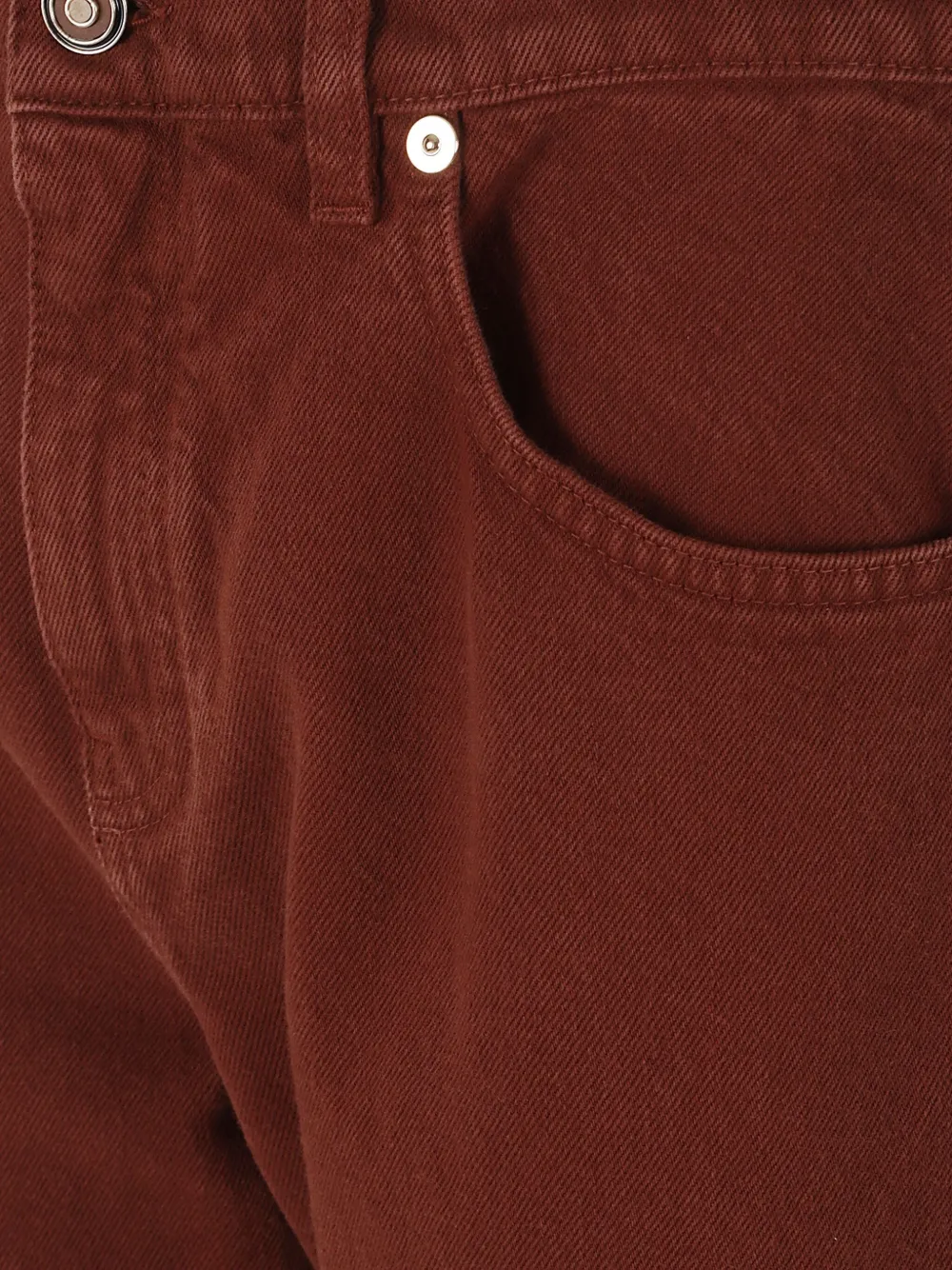 Gabriela Hearst Rivet-detail Bootcut Jeans In Burgundy