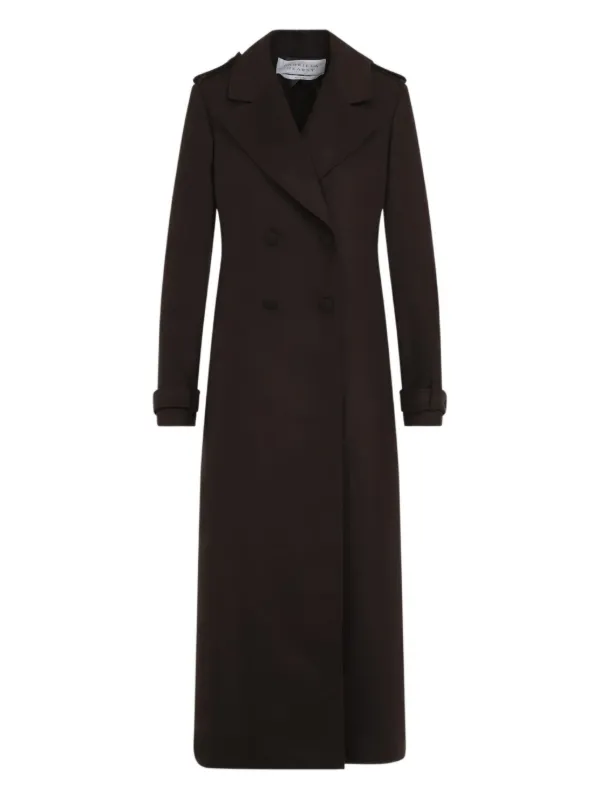 Gabriela Hearst Double-breasted Buttoned Coat in Brown