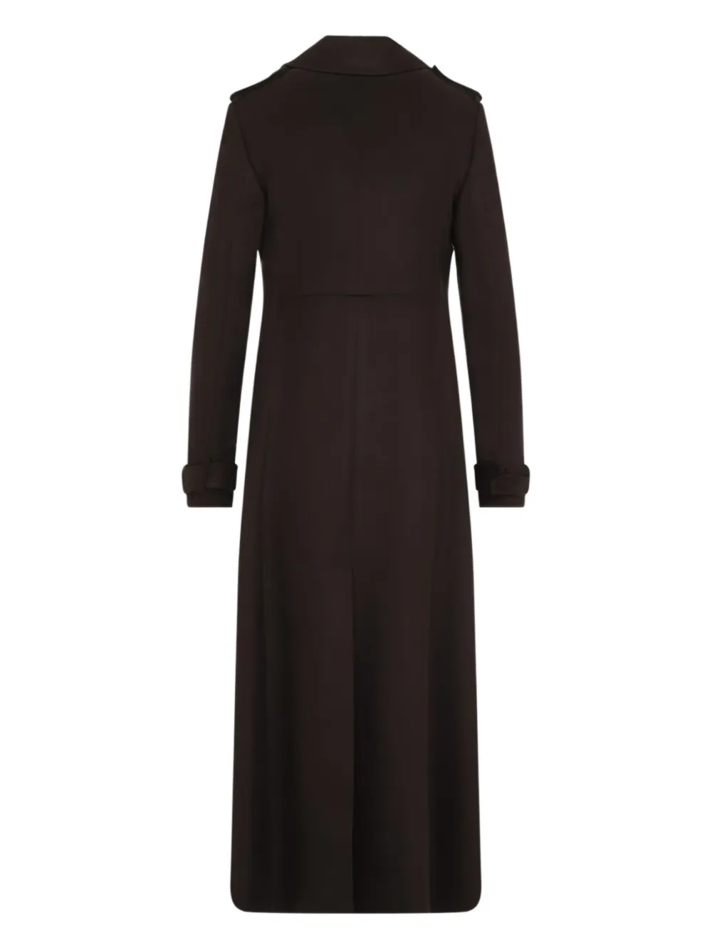 Gabriela Hearst Houstt Leather Long Coat In Brown
