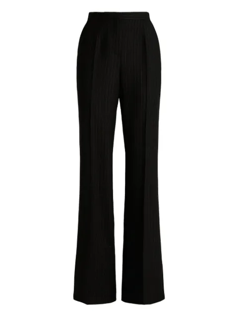 Kiton pinstripe-print pleated trousers