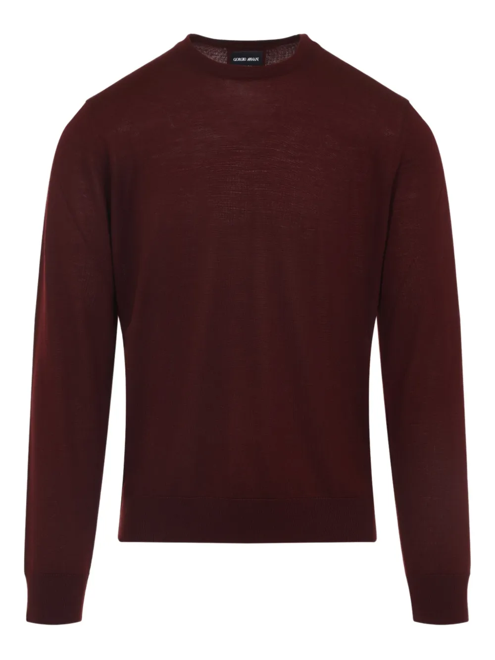 Giorgio Armani Wollen trui met ronde hals Rood