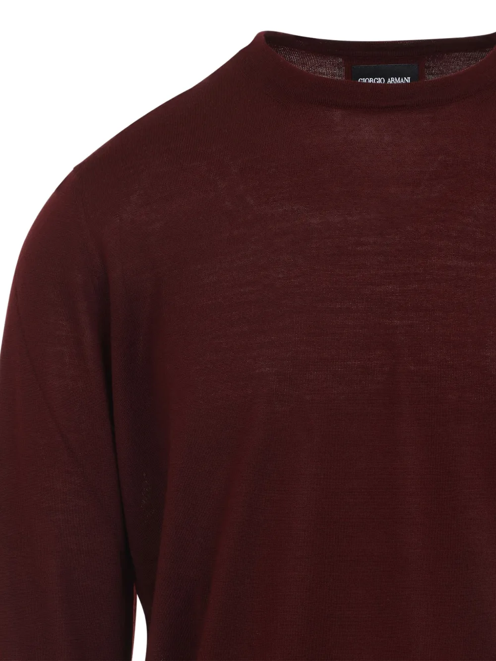 Giorgio Armani Wollen trui met ronde hals Rood