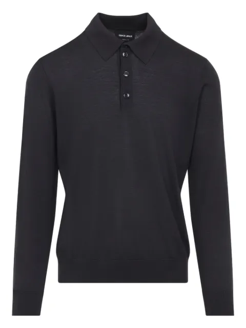 Giorgio Armani wool polo shirt