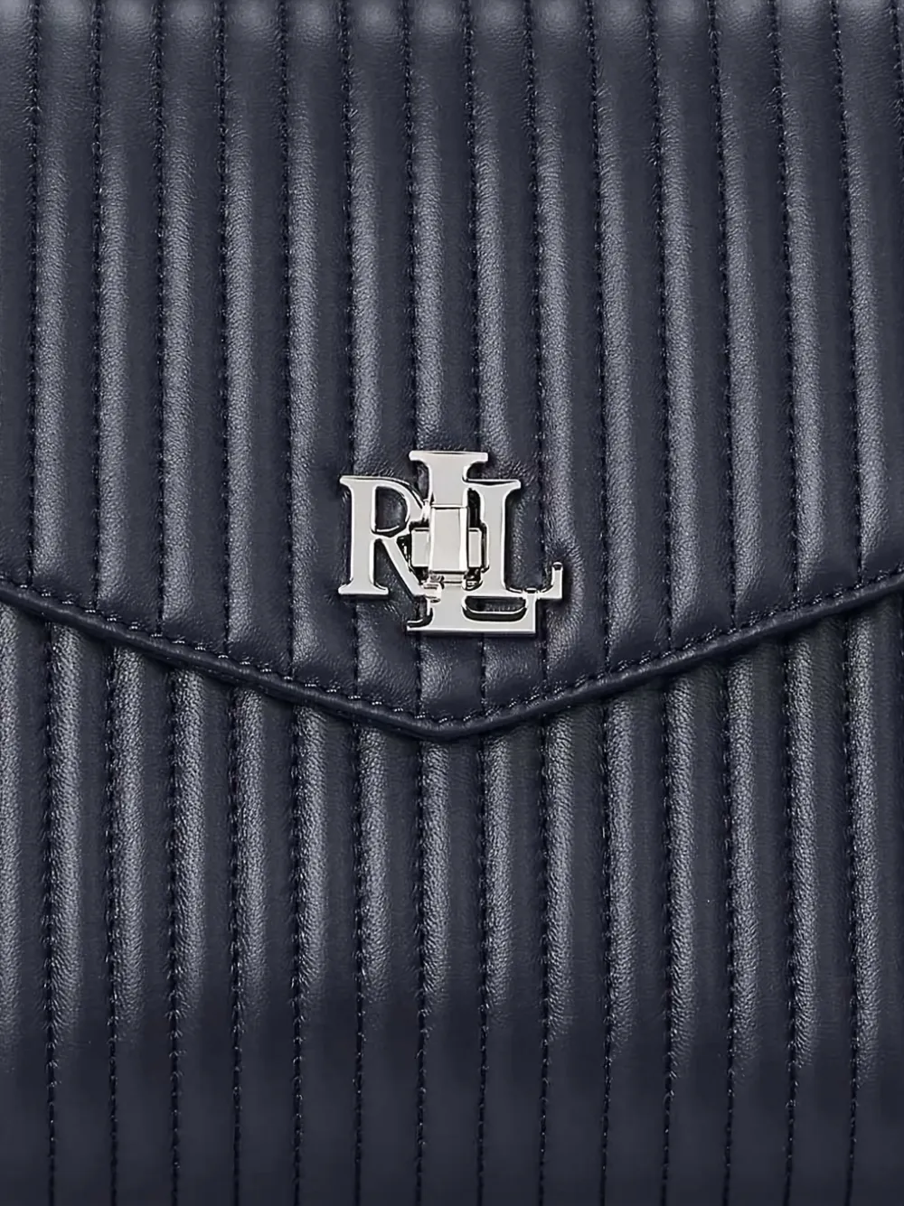 Lauren Ralph Lauren Farrah gewatteerde crossbodytas met handgreep Blauw
