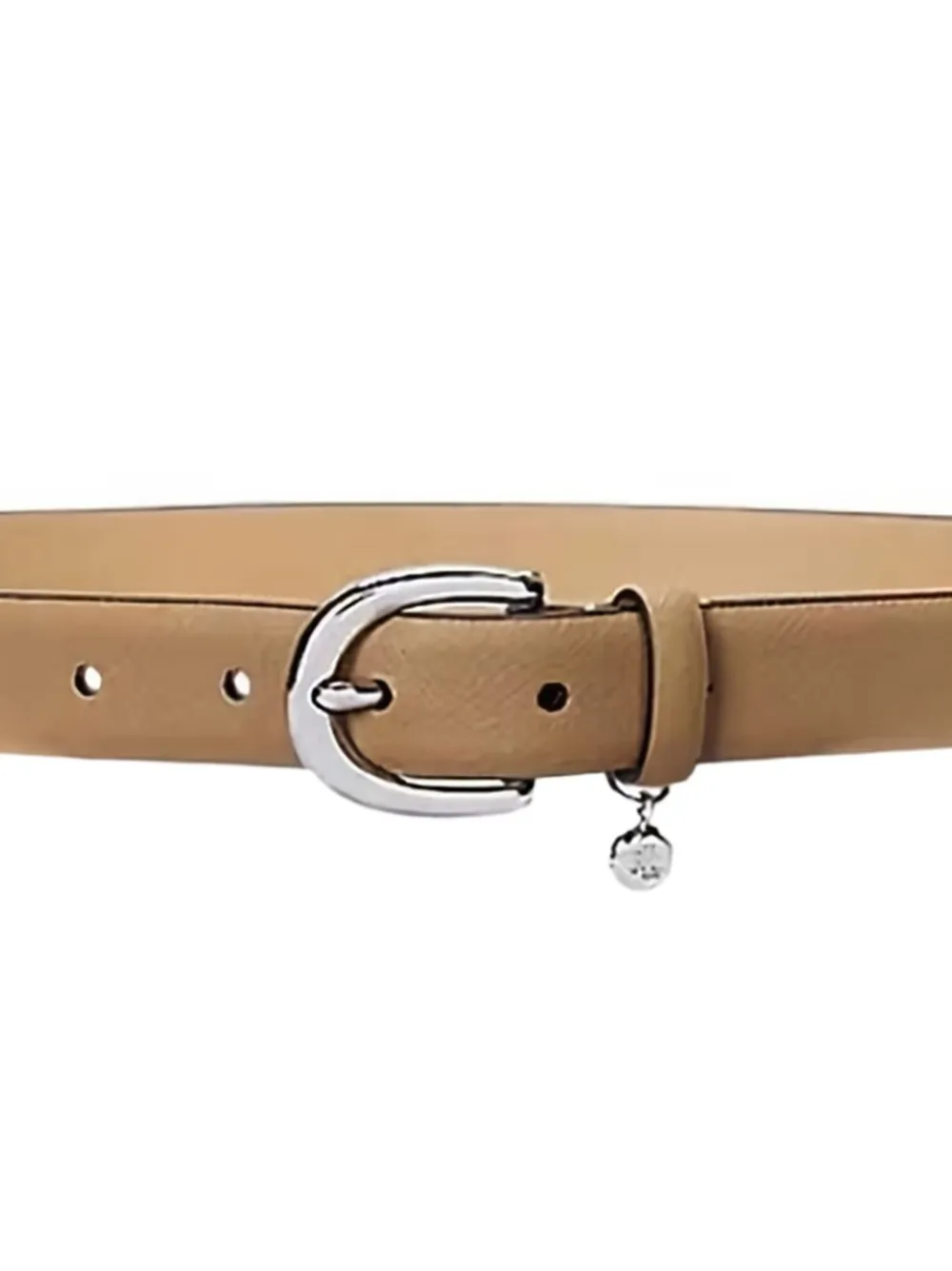 Lauren Ralph Lauren Leren riem met gespdetail - Bruin