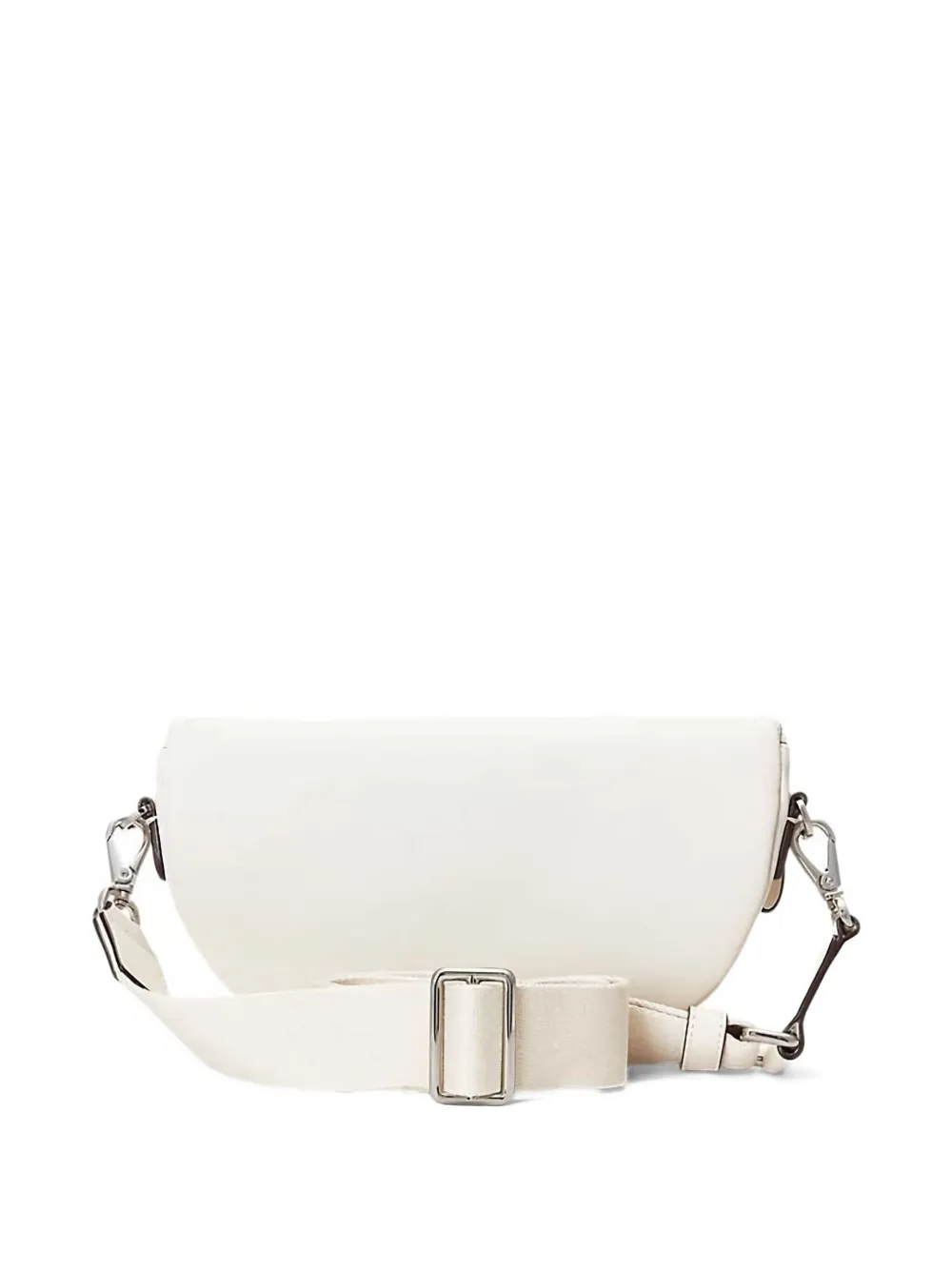 Lauren Ralph Lauren Marcy logo-plaque curved bag Wit
