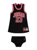 Jordan Kids jersey-design dress (set of two) - Black
