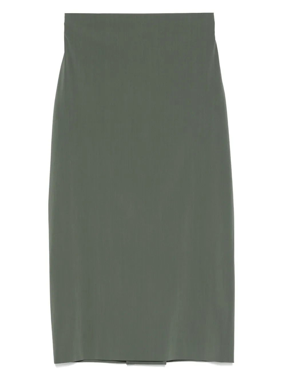 ribbed-knit skirt