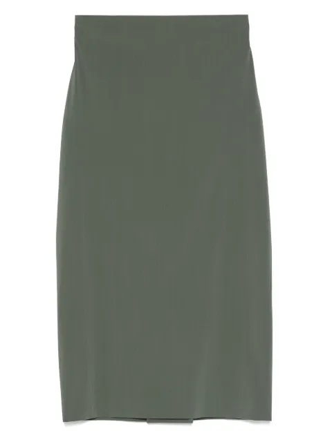 Alberta Ferretti ribbed-knit skirt