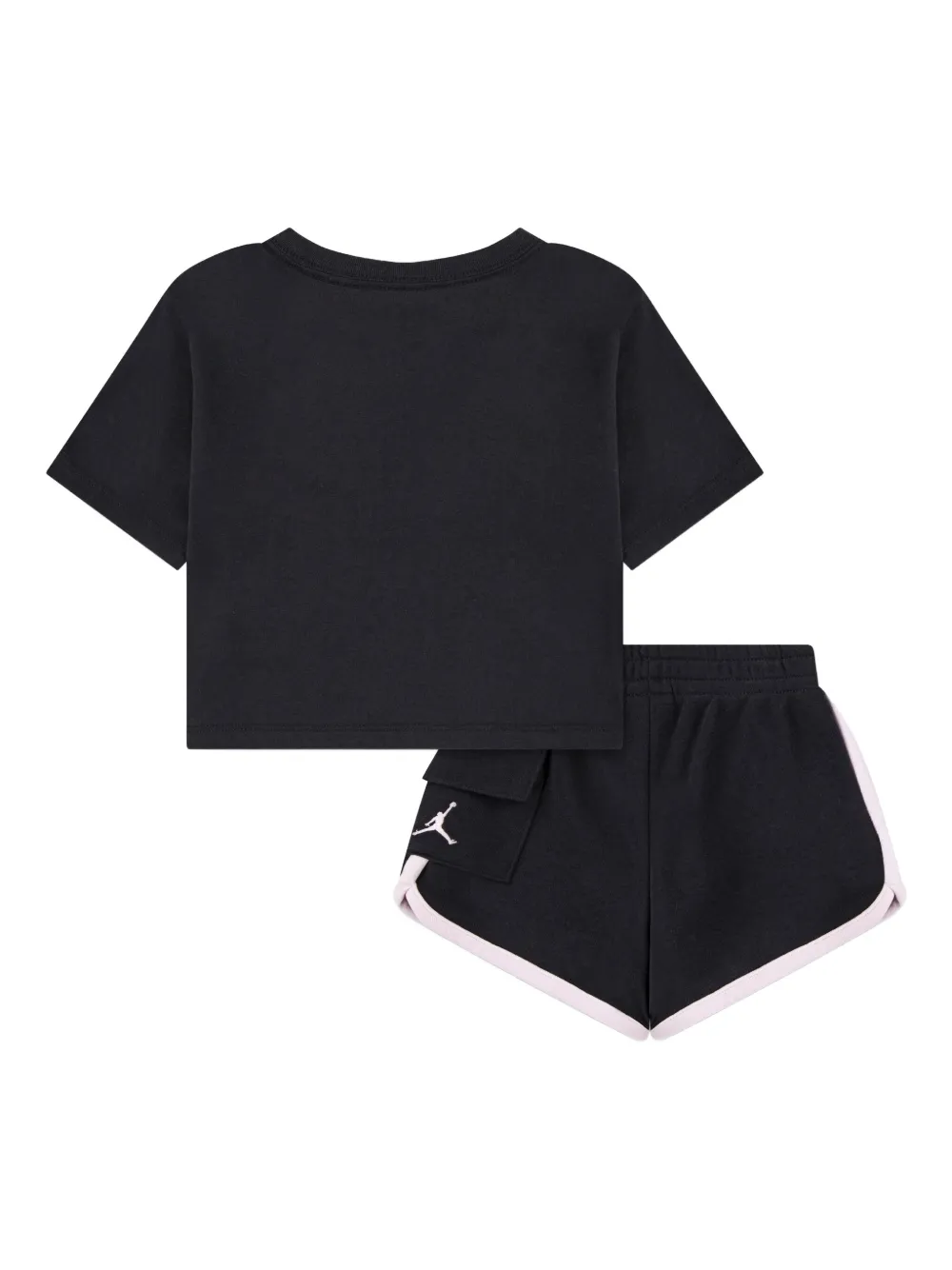 Jordan Kids Jumpman shorts set met logoprint Zwart