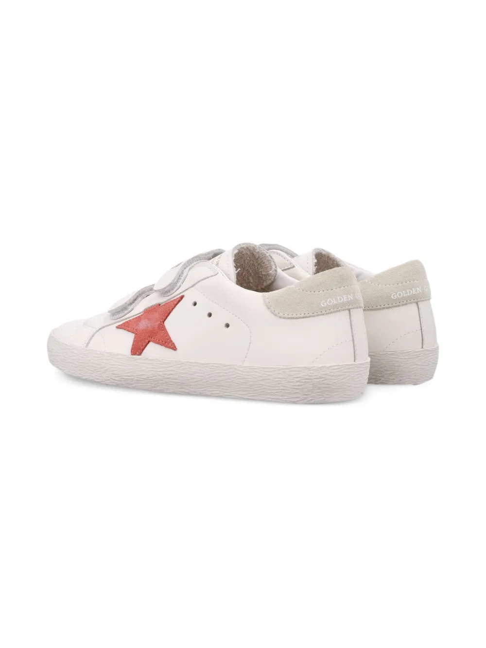 Golden Goose Kids star-embellished trainers White