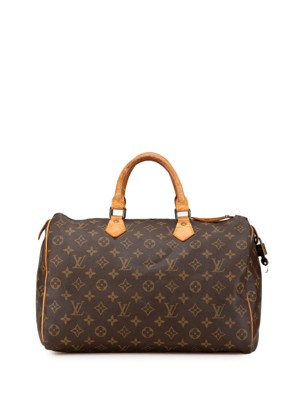 Louis Vuitton Pre-Owned 1985 モノグラム スピーディ 35 ボストンバッグ - ブラウン Louis Vuitton Pre-Owned 1985 モノグラム スピーディ 35 ボストンバッグ - ブラウン