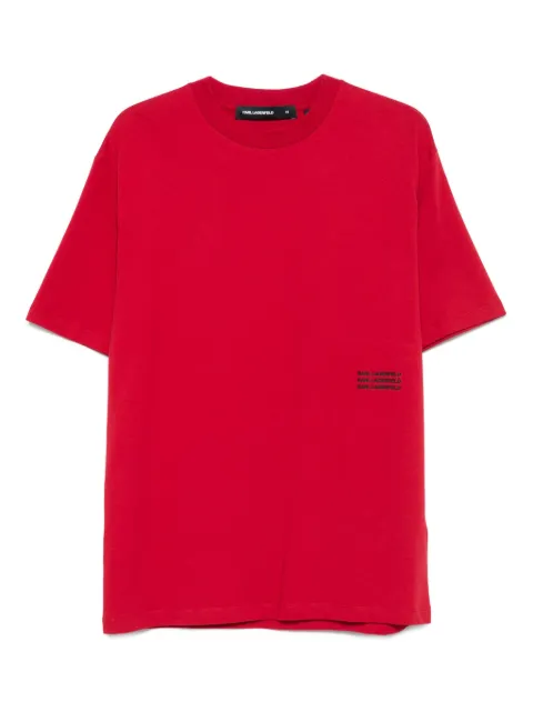 Karl Lagerfeld crew-neck logo T-shirt