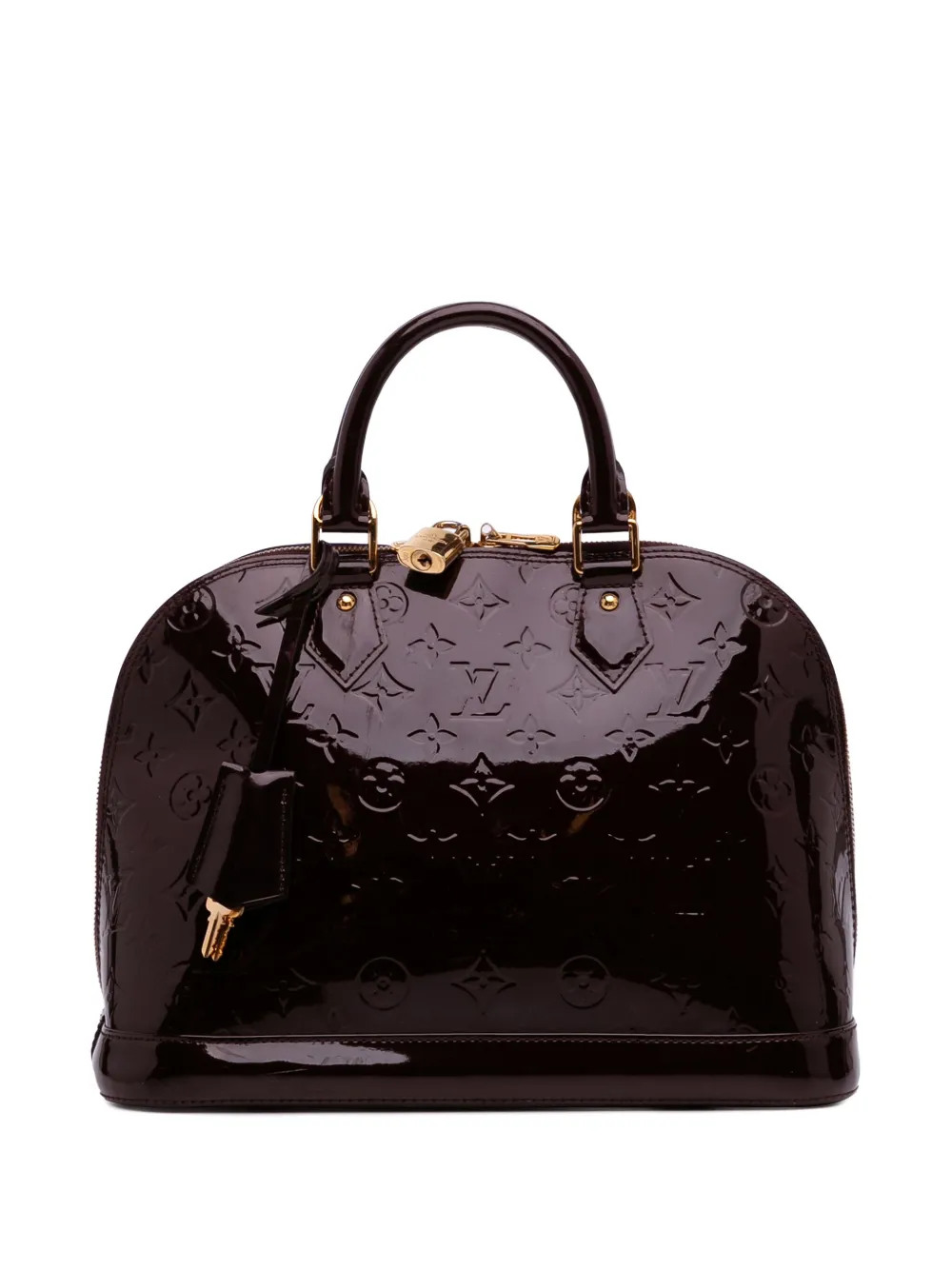 Louis Vuitton Pre-Owned 2013 Monogram Vernis Alma PM handbag - パープル Louis Vuitton Pre-Owned 2013 Monogram Vernis Alma PM handbag - パープル