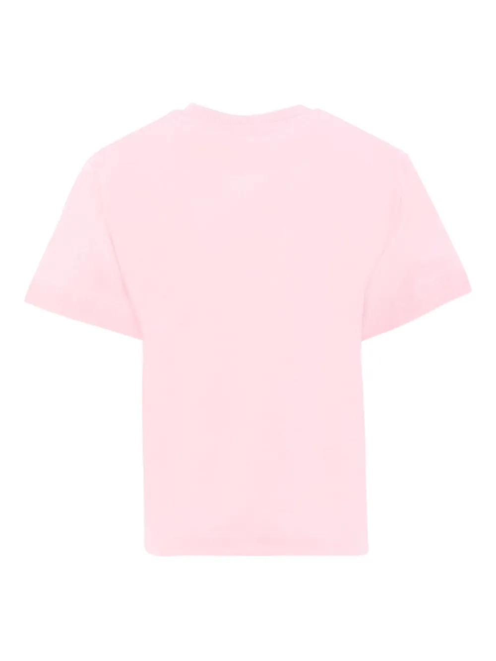 Moschino Kids teddy-print cotton t-shirt Roze