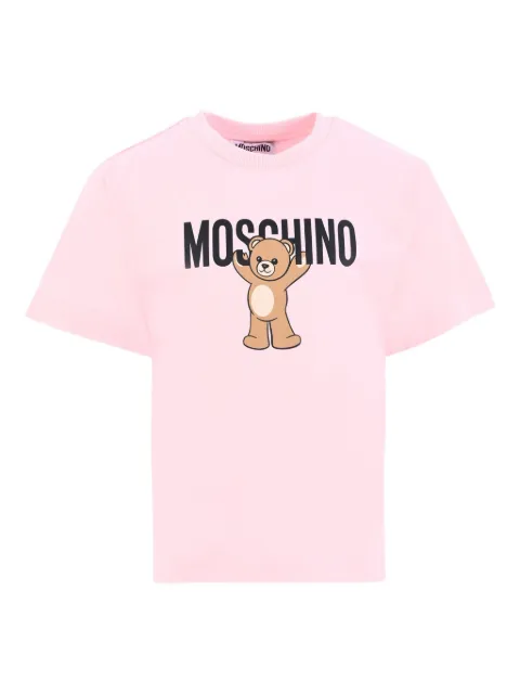 Moschino Kids playera con estampado Teddy Bear