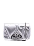 Alexander McQueen Pre-Owned 2023-2025 Mini Leather The Seal Chain crossbody bag - Silver