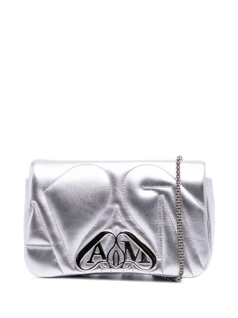 Alexander McQueen Pre-Owned 2023-2025 Mini Leather The Seal Chain crossbody bag