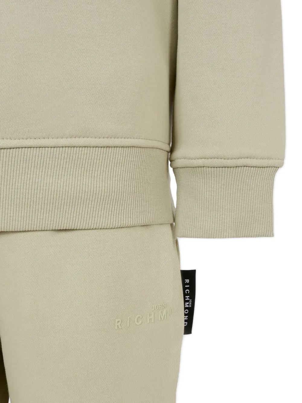 John Richmond Junior logo-detail tracksuit Beige