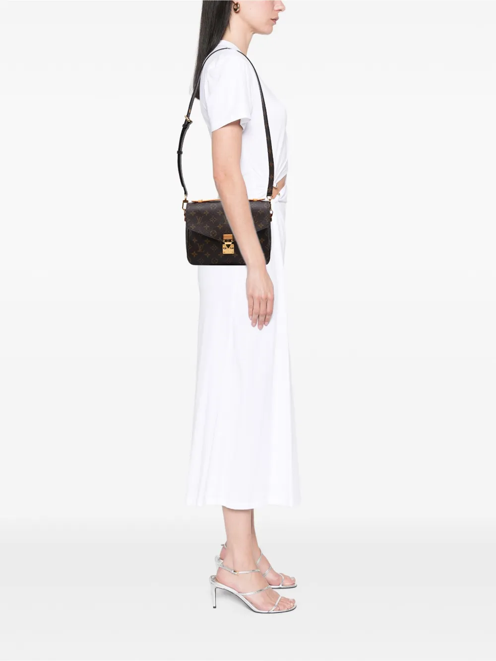 Louis Vuitton Pre-Owned 2016 Monogram Pochette Metis satchel | Pre-Owned | Image 2