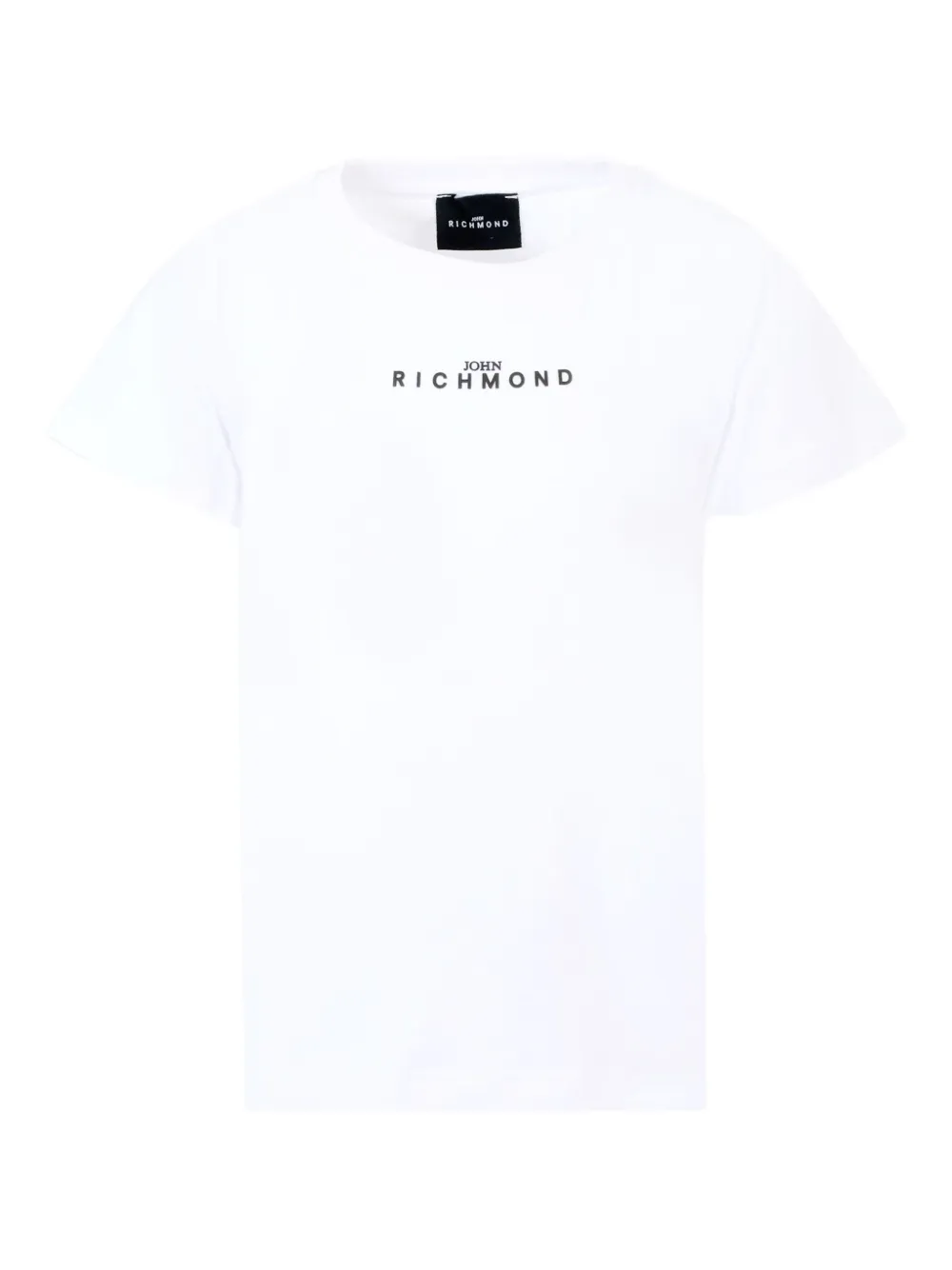 John Richmond Junior logo-detail short-sleeve T-shirt Wit