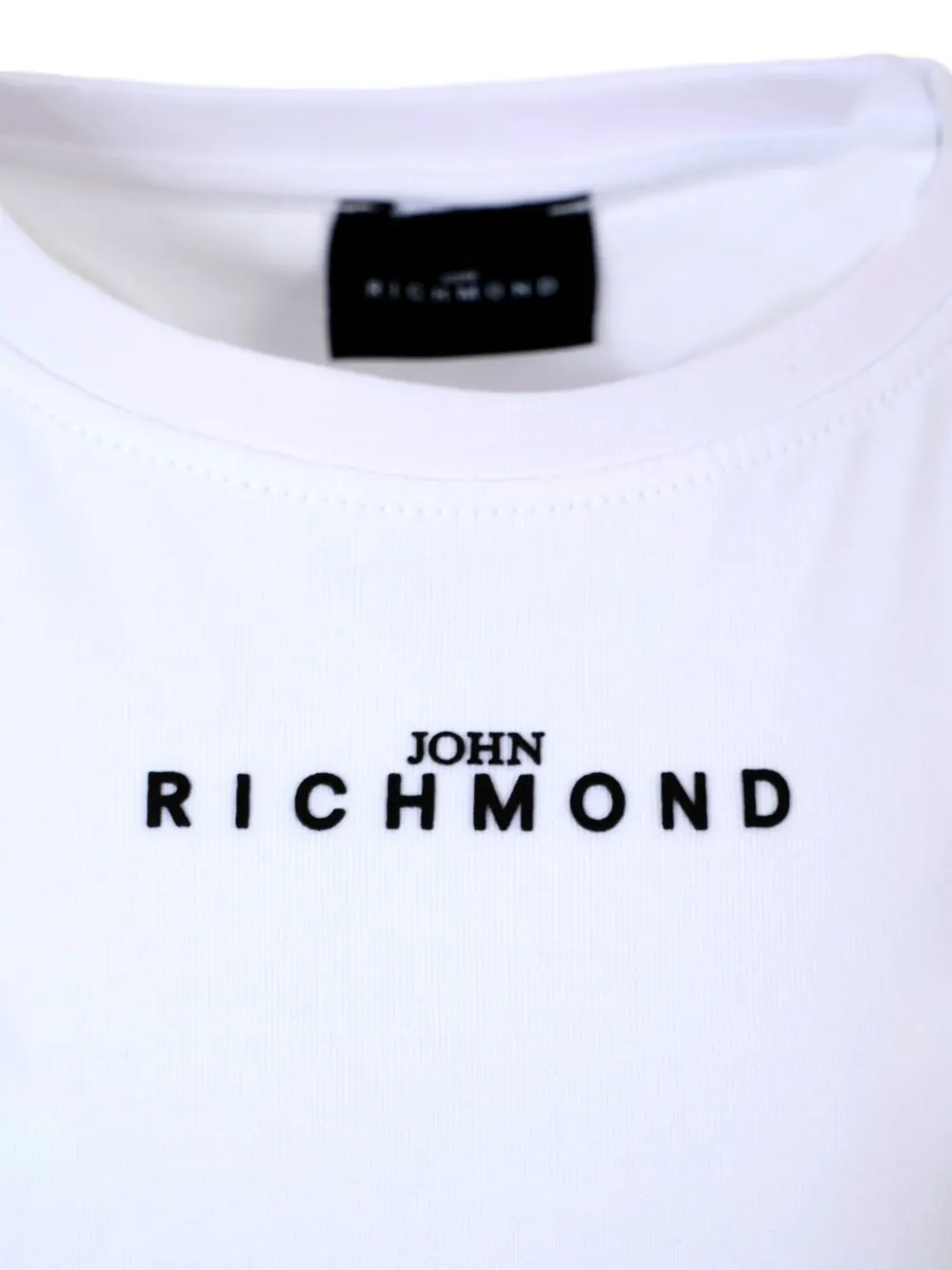 John Richmond Junior logo-detail short-sleeve T-shirt Wit