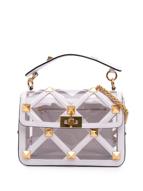 Valentino Garavani Pre-Owned 2018-2025 Medium PVC Roman Stud satchel