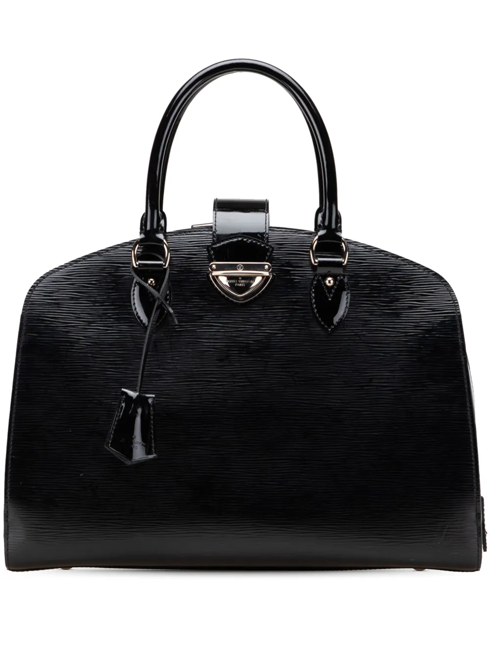 Louis Vuitton Pre-Owned 2010 Electric Epi Pont Neuf GM handbag - ブラック Louis Vuitton Pre-Owned 2010 Electric Epi Pont Neuf GM handbag - ブラック