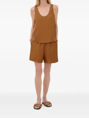 【関税込み】Loulou de Saison ブラウン Adonia ショートパンツ LouLou de Saison ウィメンズ ショートパンツ通販 - FARFETCH
