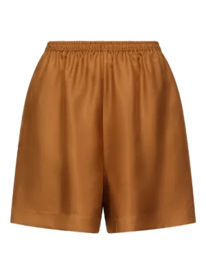 【関税込み】Loulou de Saison ベージュ Seto ショートパンツ LOULOU WILLOUGHBY】ダンボールスエードショートパンツ