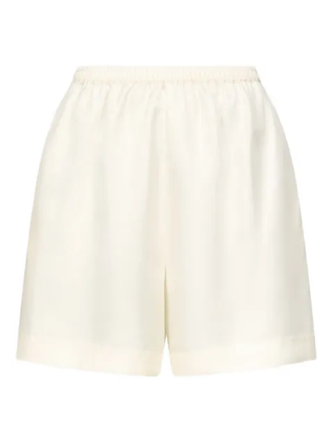 LouLou de Saison Arl elasticated-waistband silk shorts