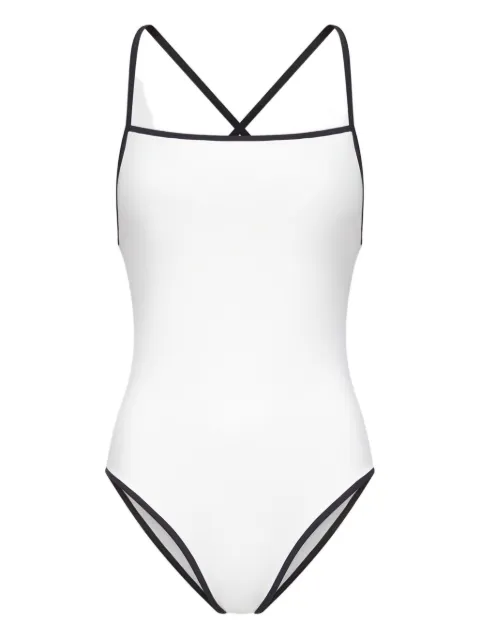 LouLou de Saison Itak square-neck criss-cross swimsuit