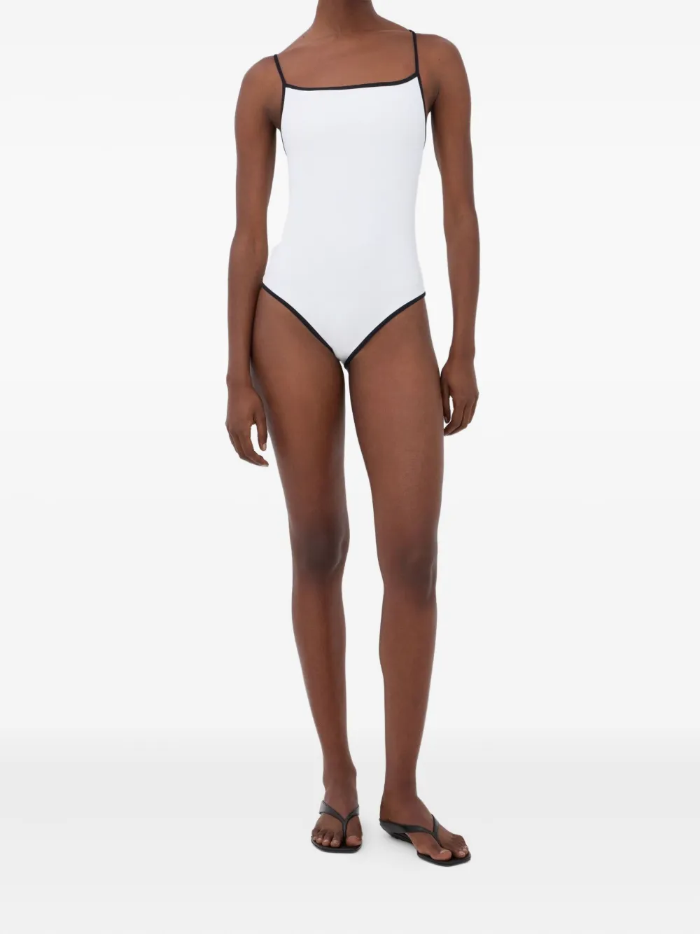 LouLou de Saison Itak square-neck criss-cross swimsuit | One-Pieces | Image 2