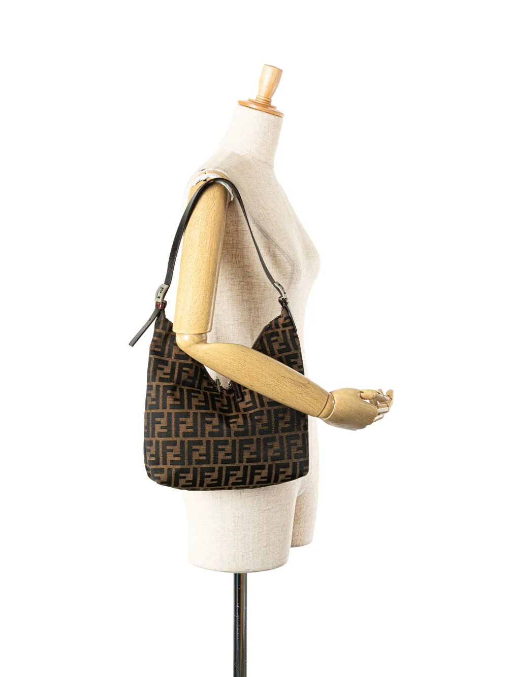 Fendi Pre-Owned 20th Century Zucca Canvas Double Zip shoulder bag | Pre-Owned | Image 2
