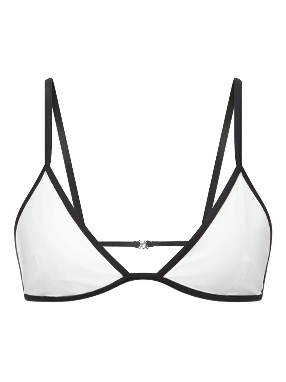 LouLou de Saison Sofia triangular-cup bikini top | White | Image 1