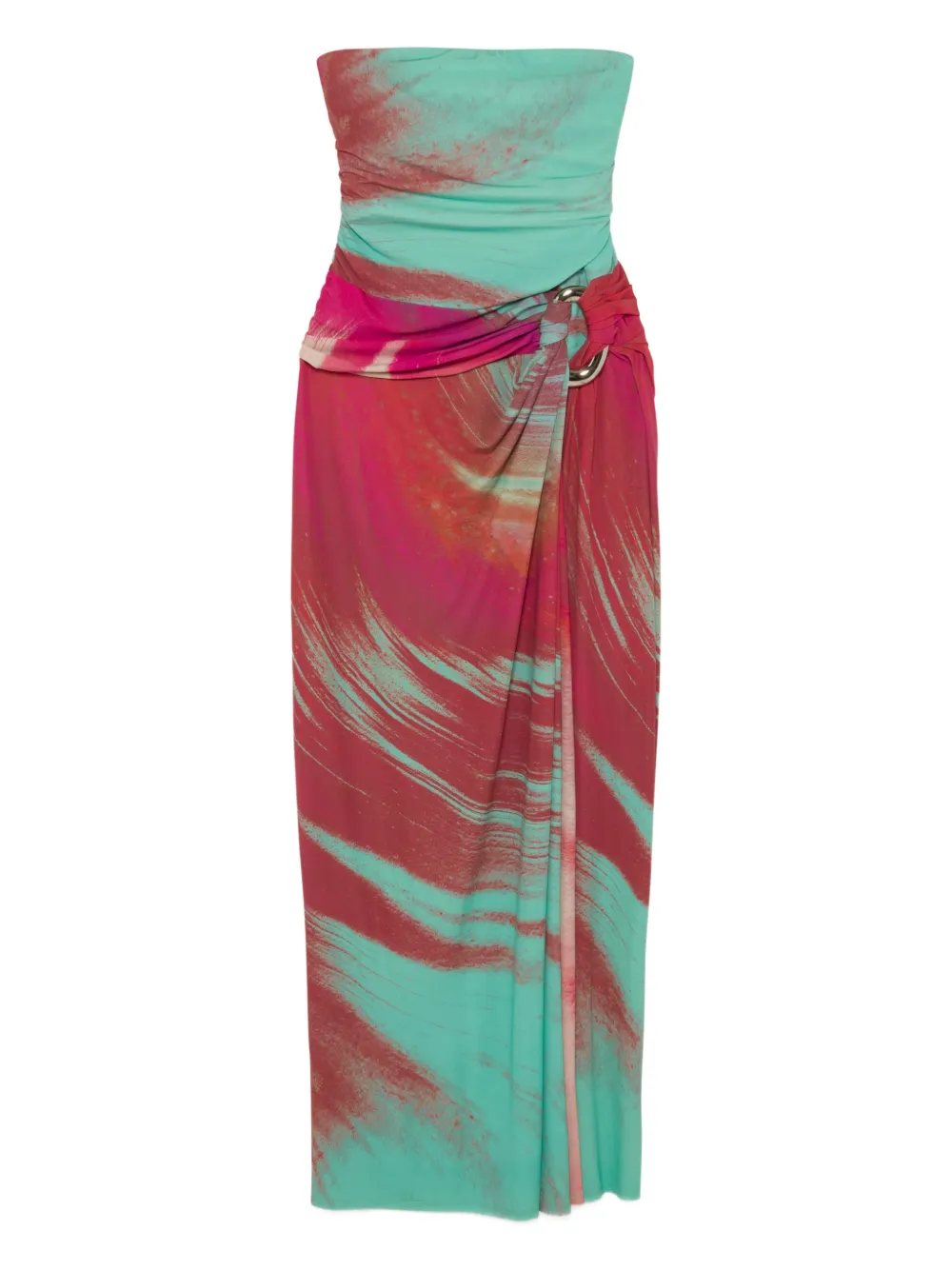 Simkhai Emma Strapless Maxi Dress In Pink
