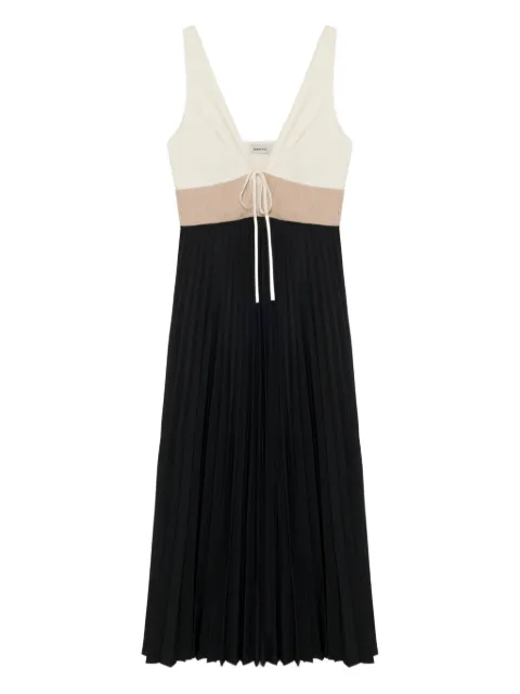 Simkhai Stephanie pleated midi dress