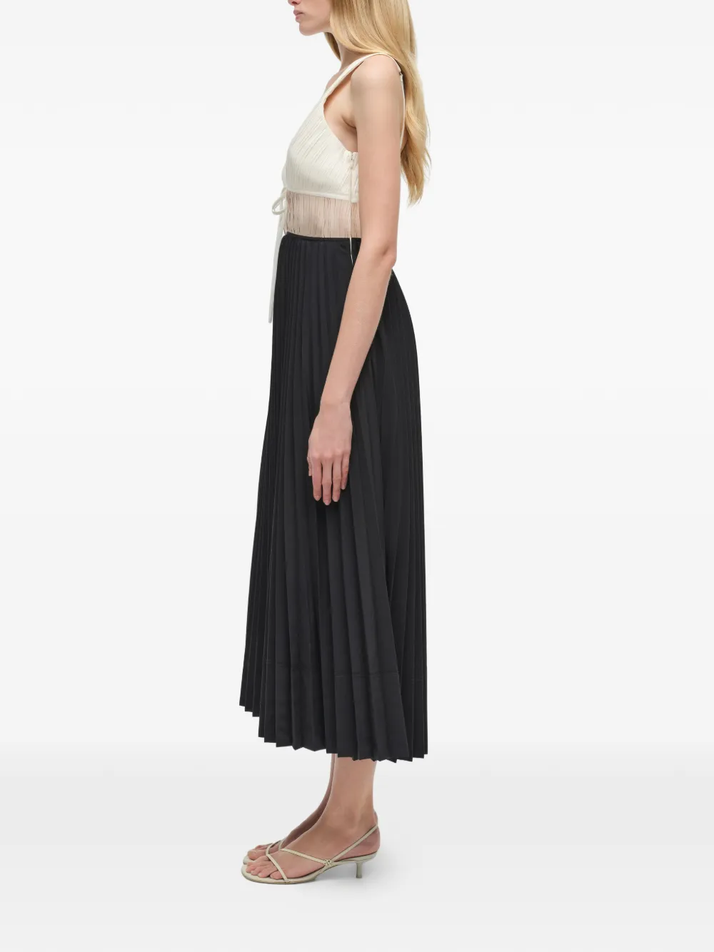 Stephanie Pleated Midi Dress