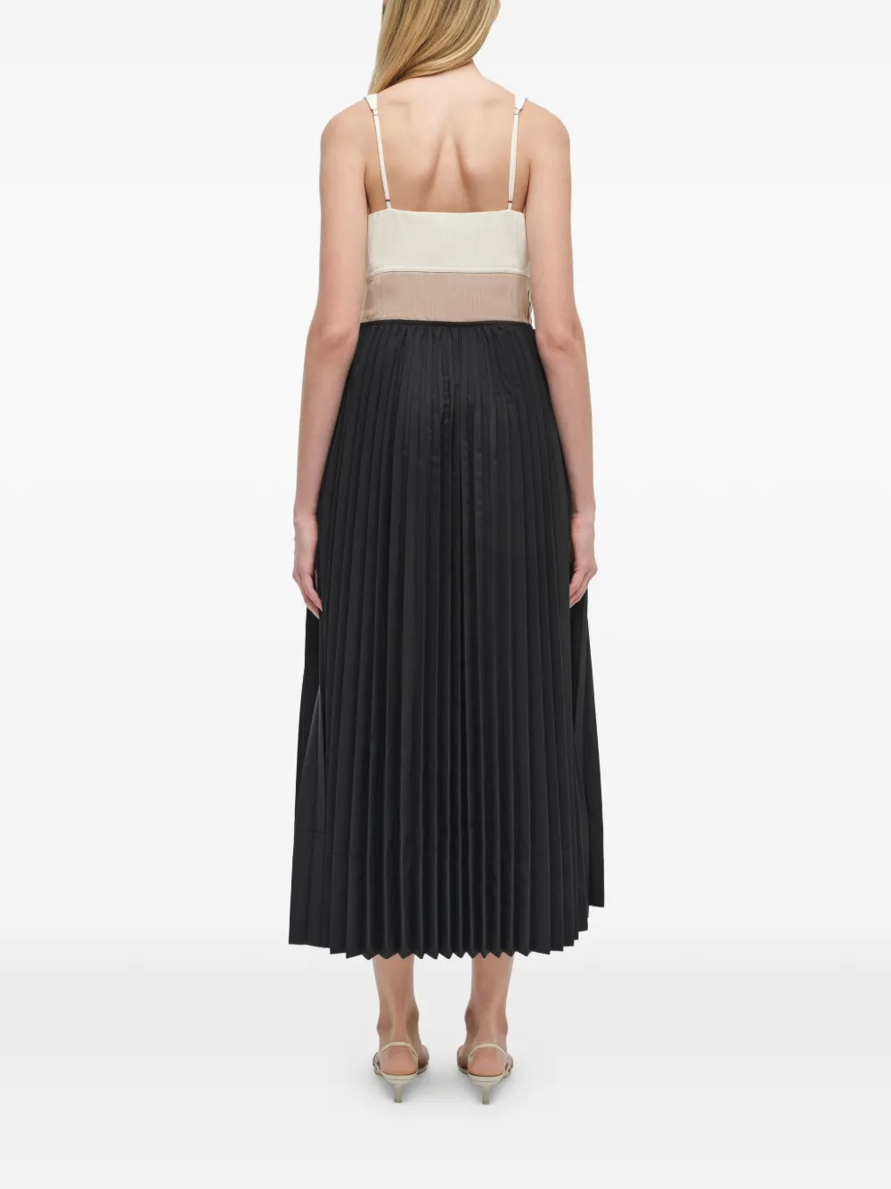 Stephanie Pleated Midi Dress