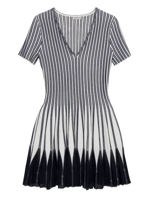 Simkhai Beckett vertical-stripe mini dress