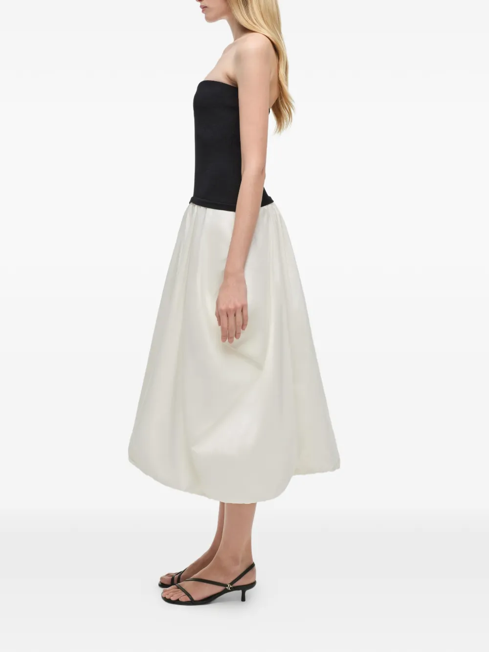  Simkhai Izzy Strapless Midi Dress - White 