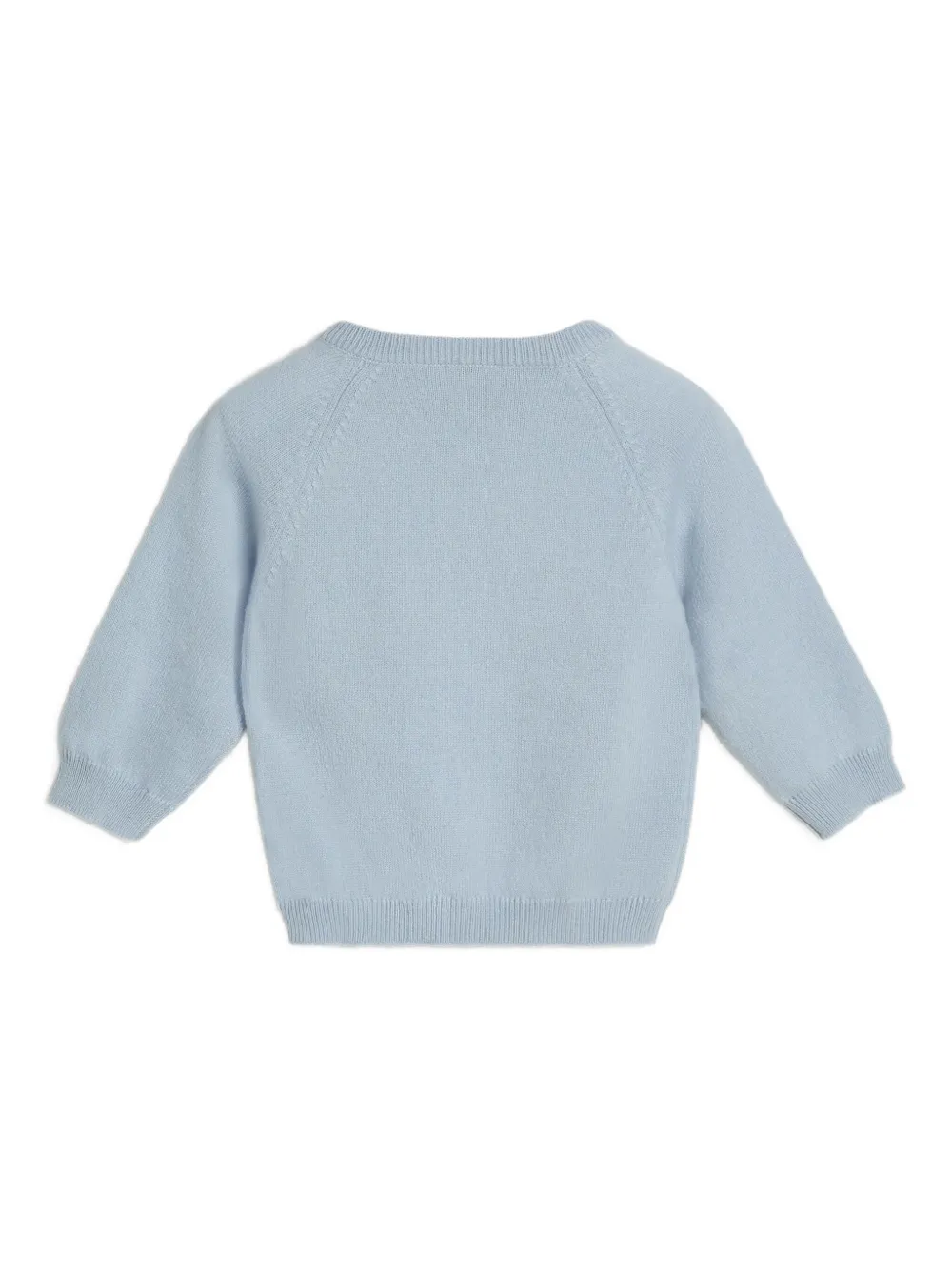 Brunello Cucinelli Kids Bernie Baby sweater Blauw
